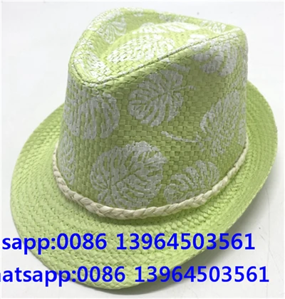 Pălărie de cowboy verde cu pictură