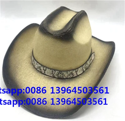 Pălărie neagră pentru bărbați, Fedora Cowboy Retro