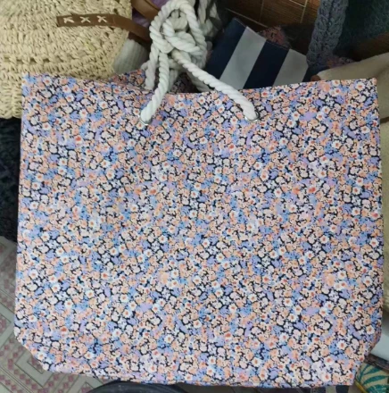 Model de flori Big Beach Tote Bag pentru femei