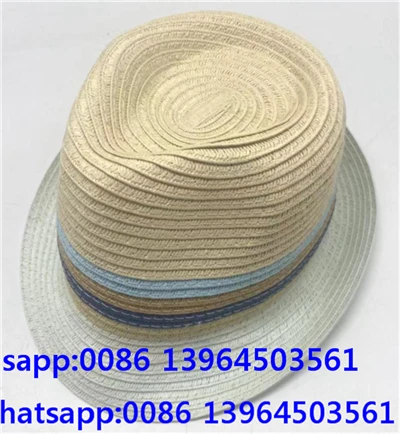Pălărie Fedora pentru bărbați de culoare deschisă