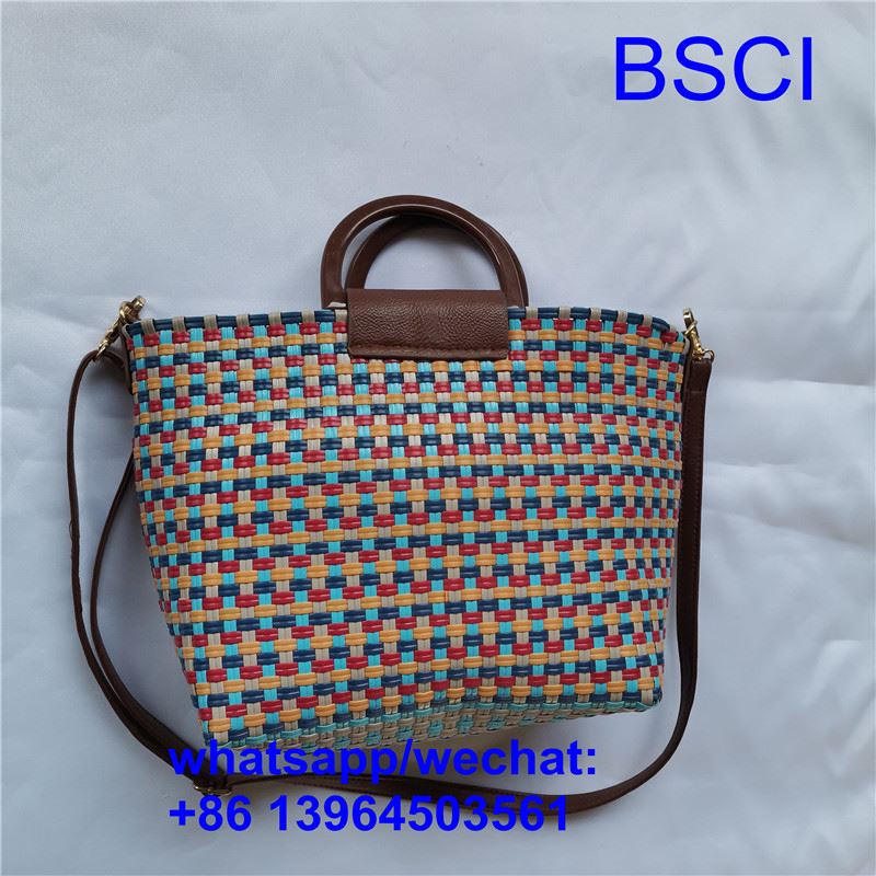 Geantă tote țesută manual