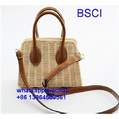 Femeile țesute manual Rattan Bag