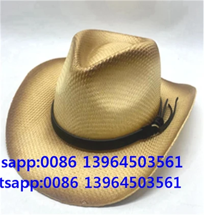 Pălărie Fedora din hârtie simplă cu vopsea spray maro