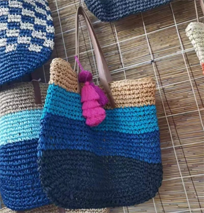 Geanta Femei Fata Crochet Rampa Gradient