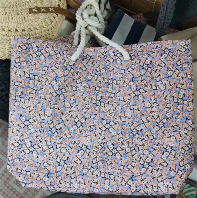 Model de flori Big Beach Tote Bag pentru femei